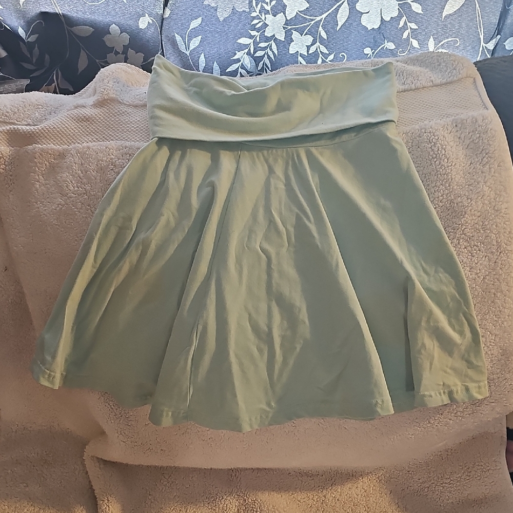 Mint Green Skater Skirt